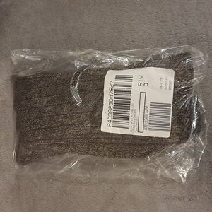 0801 Norfolk 2PK Ribbed Cotton Bamboo Blend Crew Socks